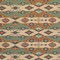 Jade - Aqua & Teal,Orange & Rust Abstract & Geometric,Global,Southwestern Upholstery Fabric 54 Inches"